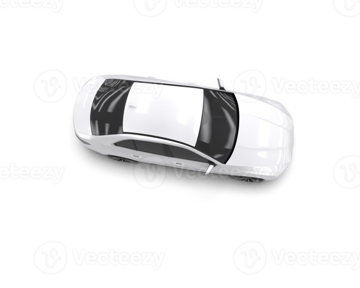 Modern car isolated on background. 3d rendering - illustration png