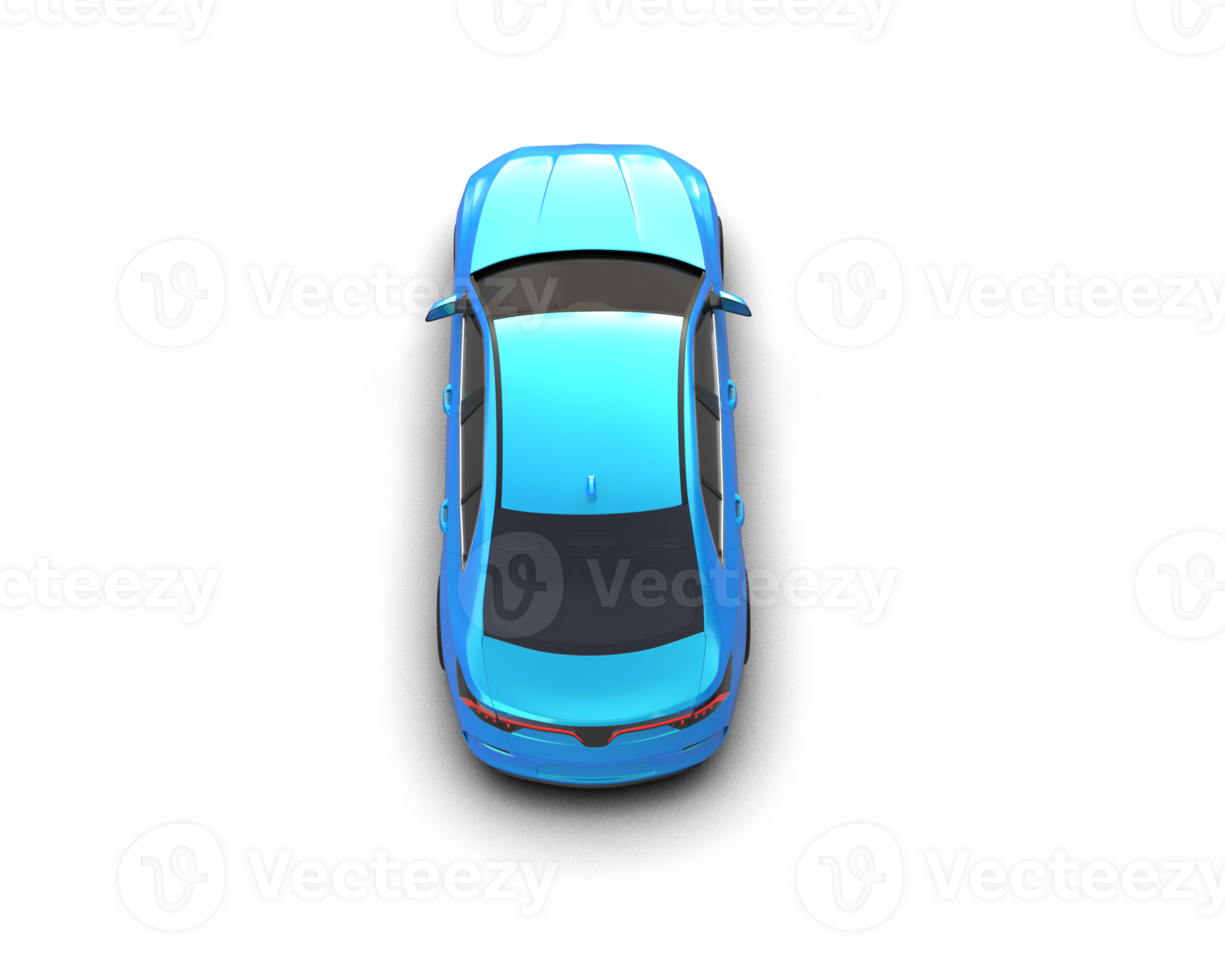 Modern car isolated on background. 3d rendering - illustration png