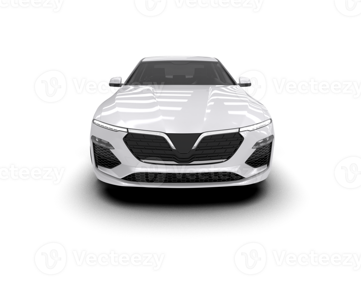 Modern car isolated on background. 3d rendering - illustration png