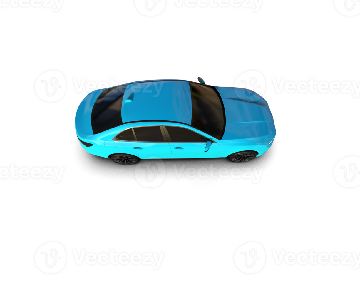 Modern car isolated on background. 3d rendering - illustration png