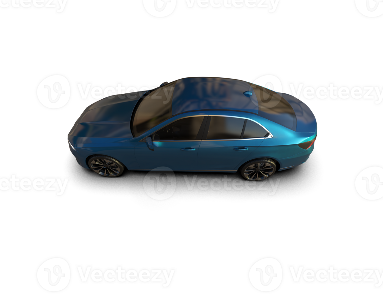 Modern car isolated on background. 3d rendering - illustration png
