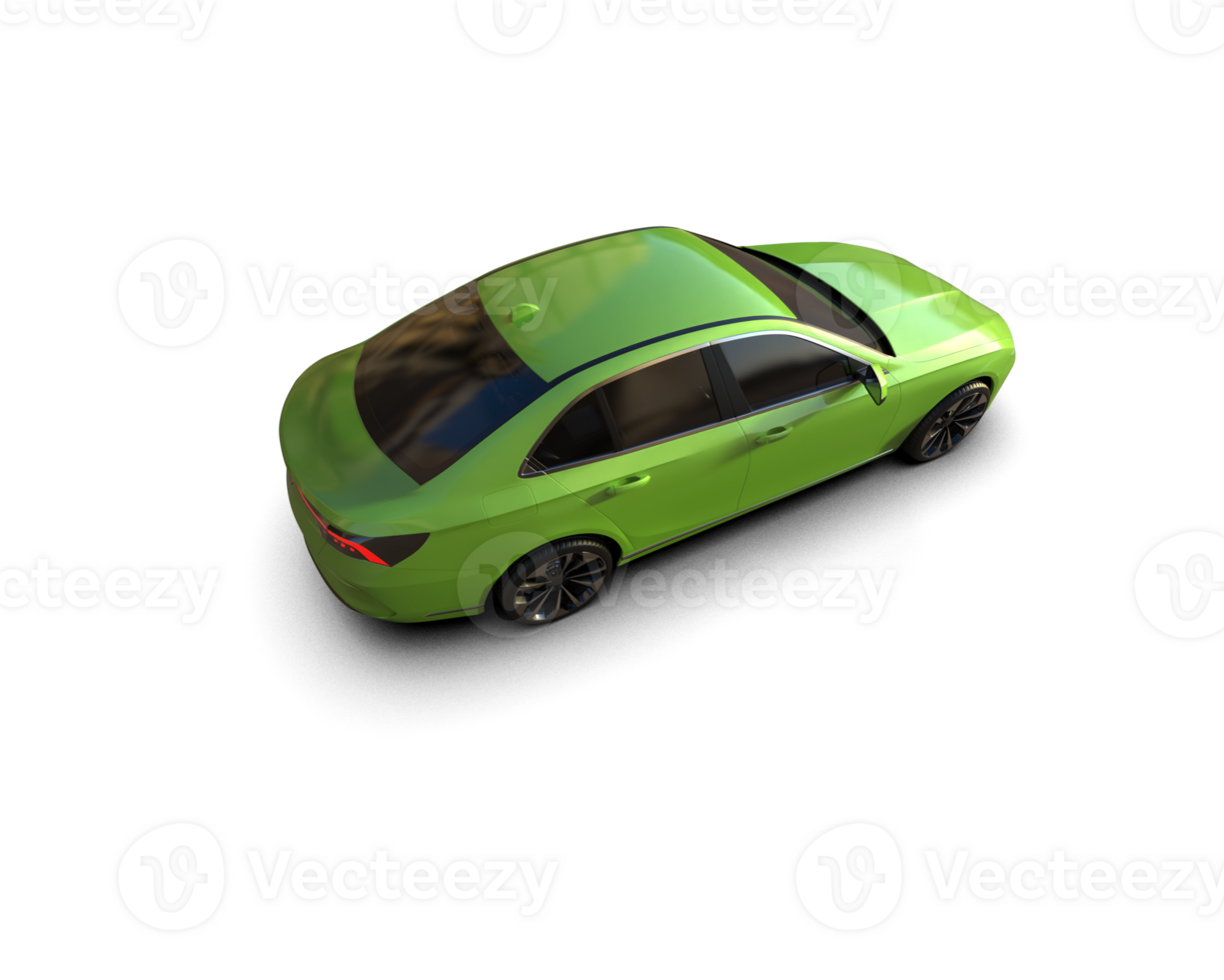 Modern car isolated on background. 3d rendering - illustration png