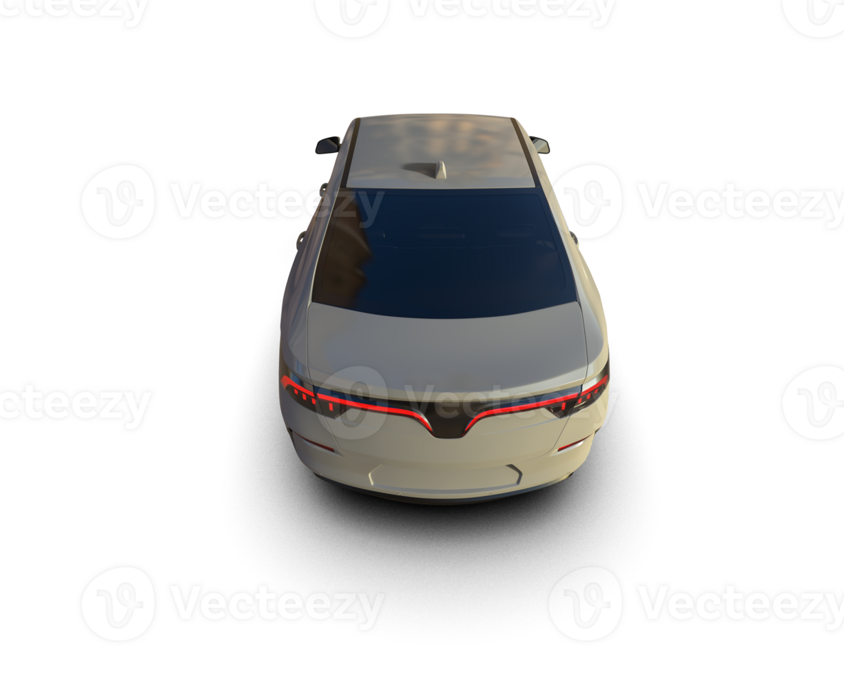 Modern car isolated on background. 3d rendering - illustration png