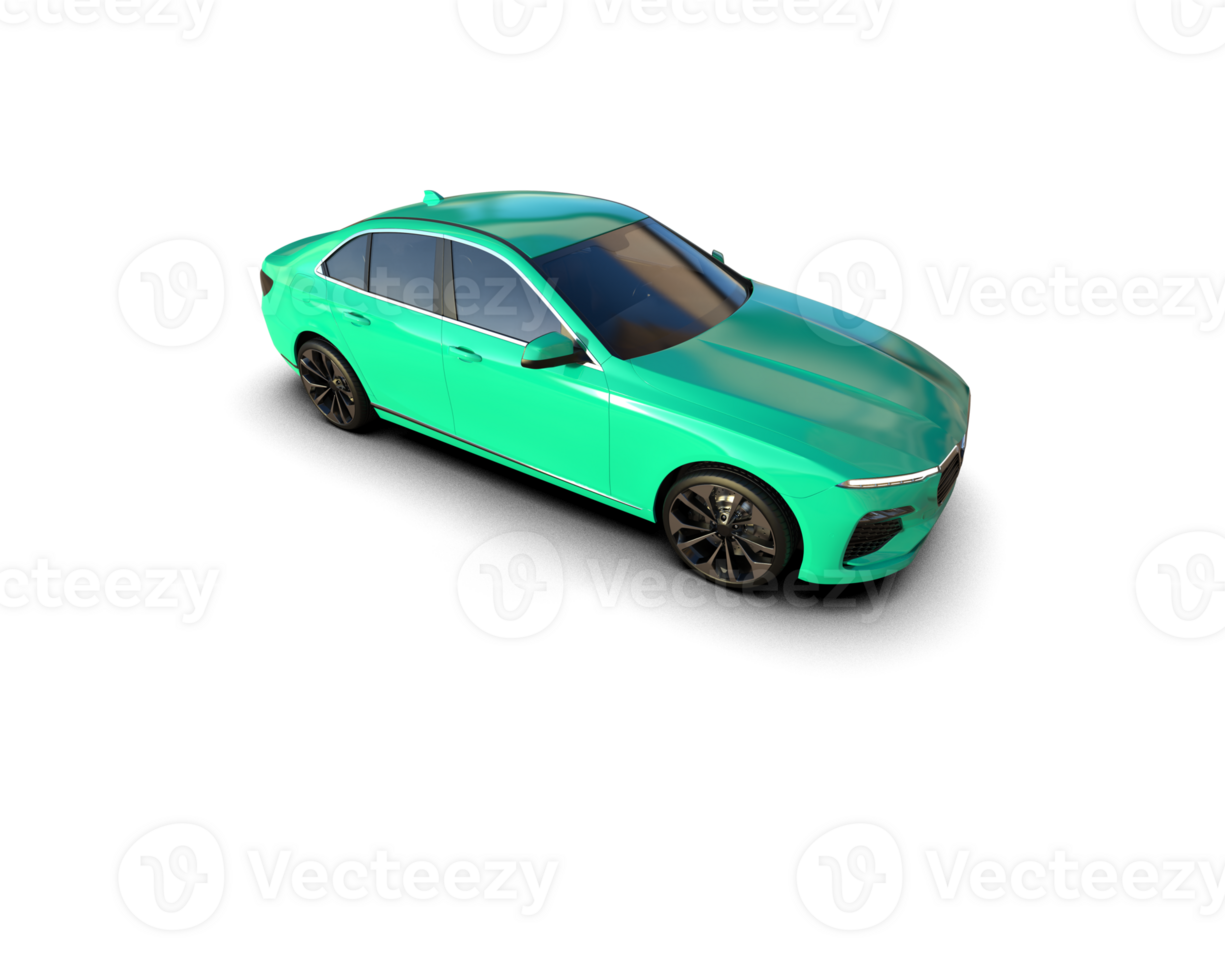 Modern car isolated on background. 3d rendering - illustration png