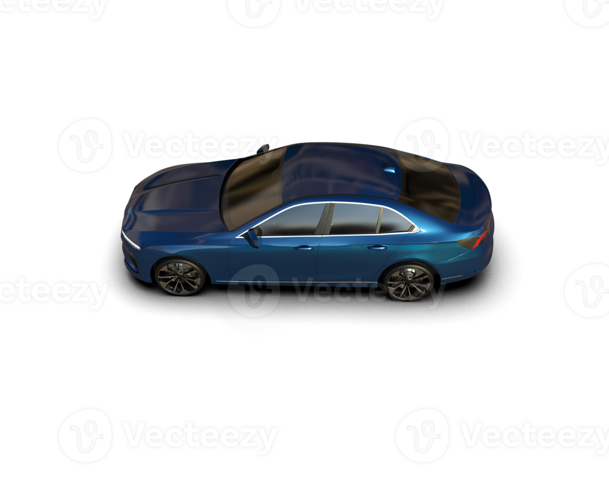 Modern car isolated on background. 3d rendering - illustration png
