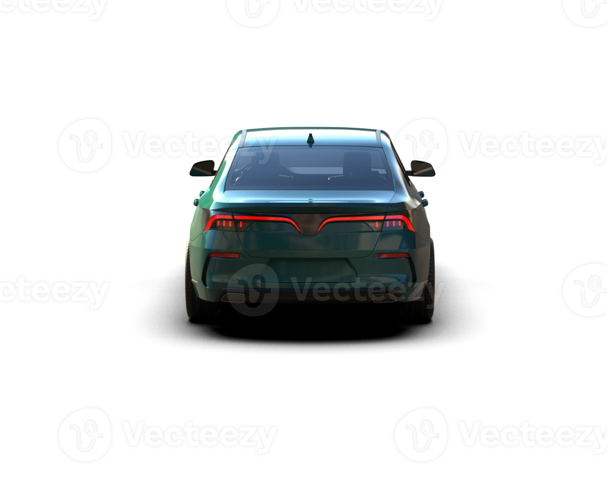 Modern car isolated on background. 3d rendering - illustration png