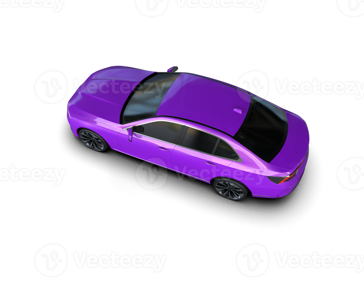 Modern car isolated on background. 3d rendering - illustration png