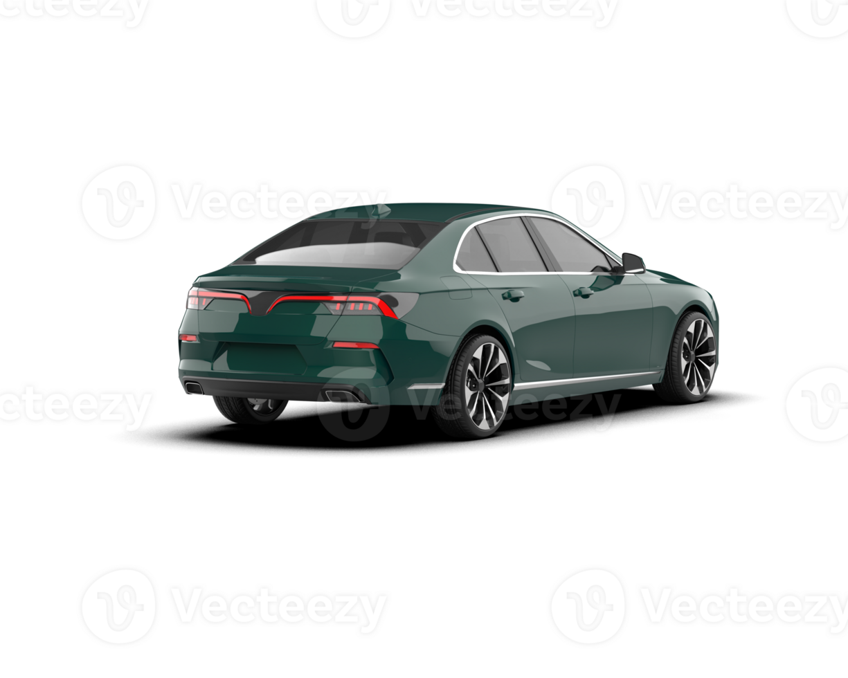 Modern car isolated on background. 3d rendering - illustration png