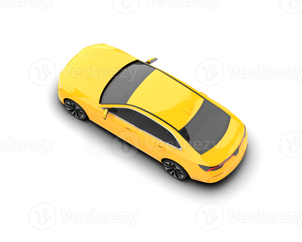 Modern car isolated on background. 3d rendering - illustration png