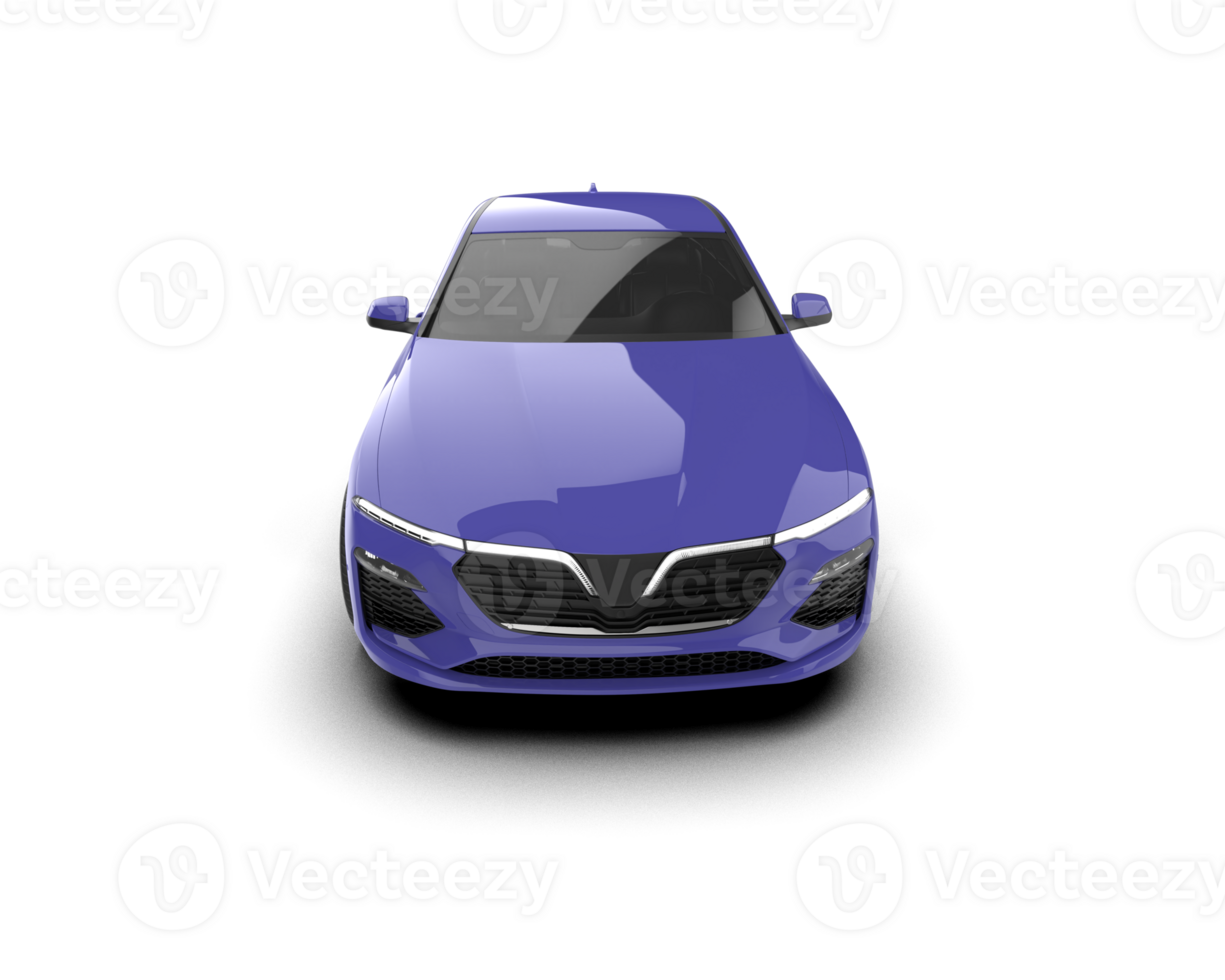 Modern car isolated on background. 3d rendering - illustration png