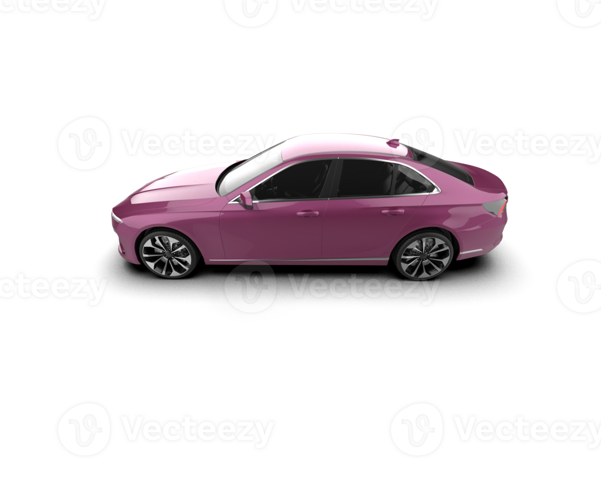 Modern car isolated on background. 3d rendering - illustration png