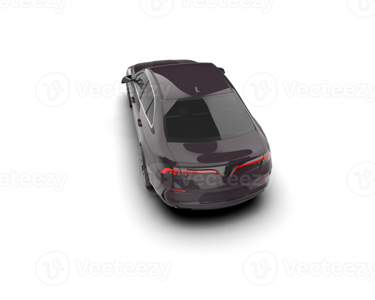 Modern car isolated on background. 3d rendering - illustration png