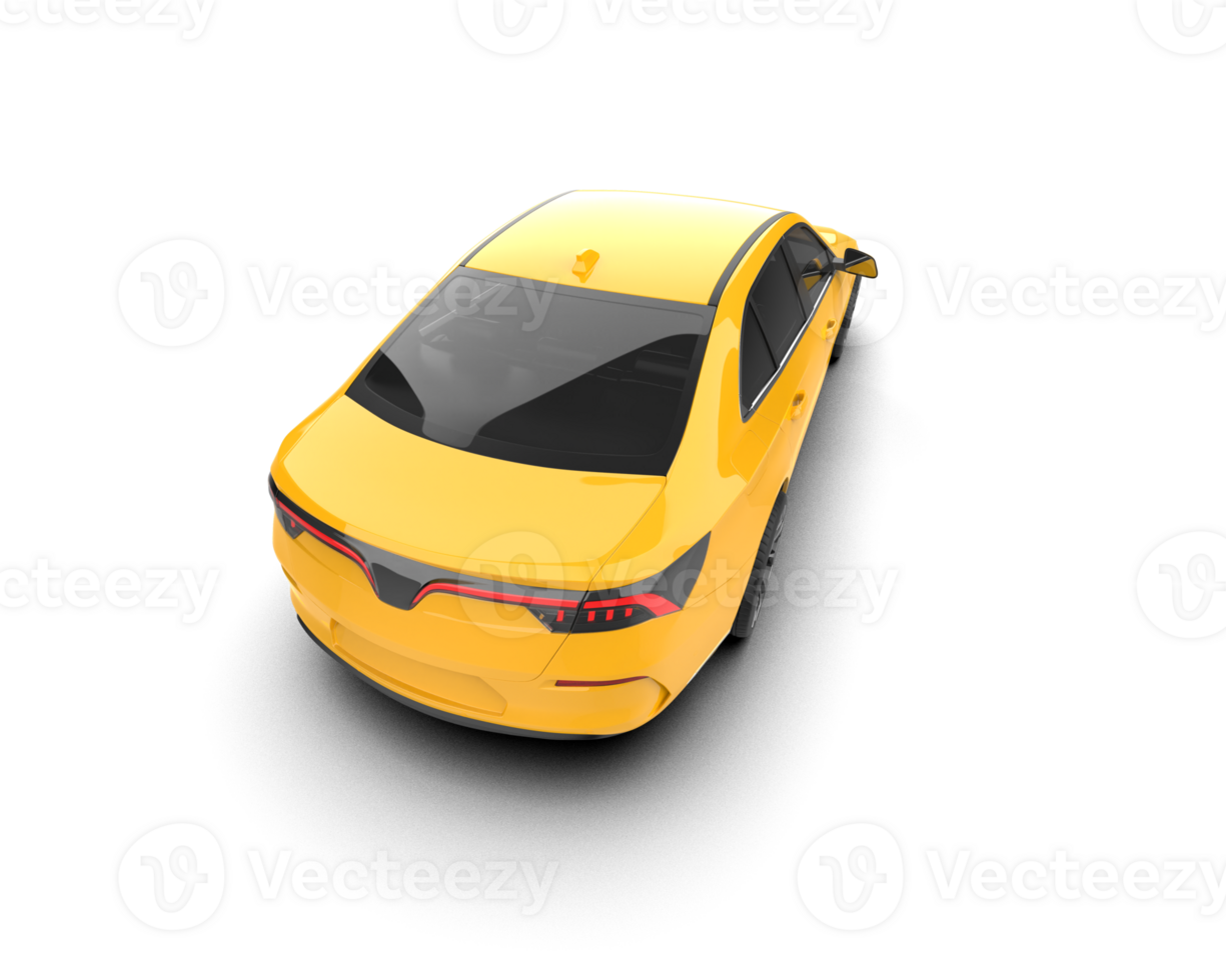 Modern car isolated on background. 3d rendering - illustration png
