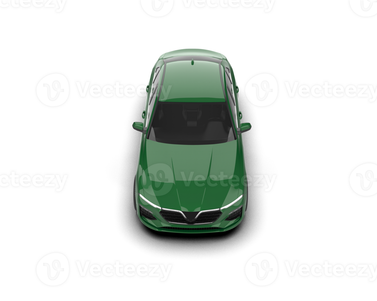 Modern car isolated on background. 3d rendering - illustration png