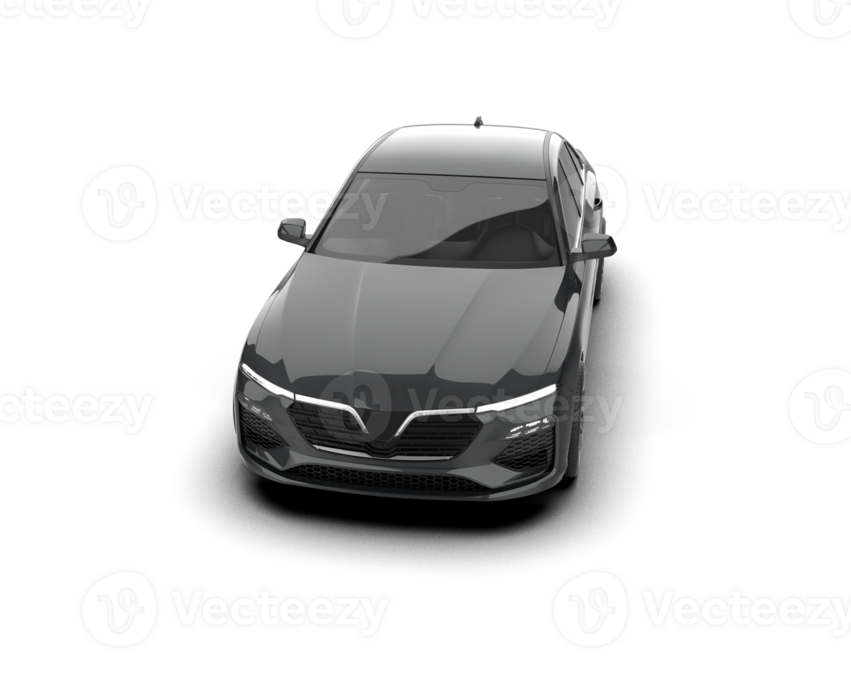 Modern car isolated on background. 3d rendering - illustration png