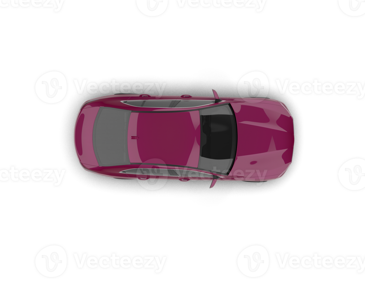 Modern car isolated on background. 3d rendering - illustration png