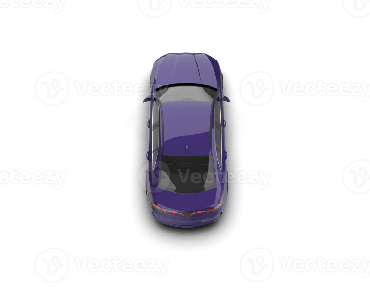 Modern car isolated on background. 3d rendering - illustration png
