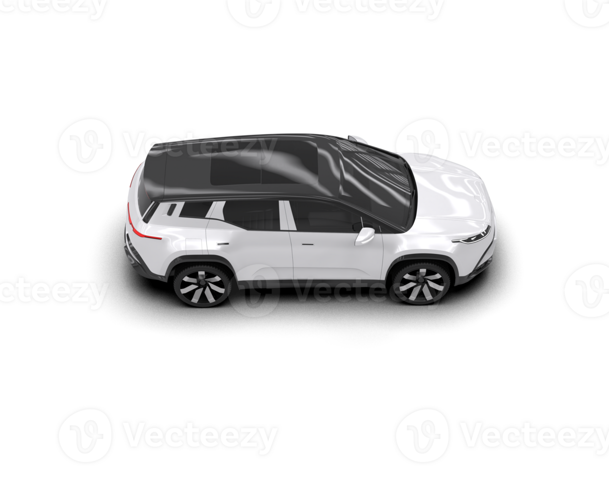 Modern car isolated on background. 3d rendering - illustration png