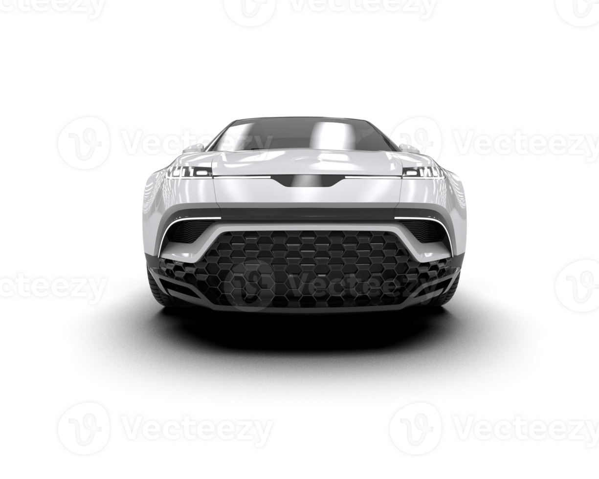 Modern car isolated on background. 3d rendering - illustration png