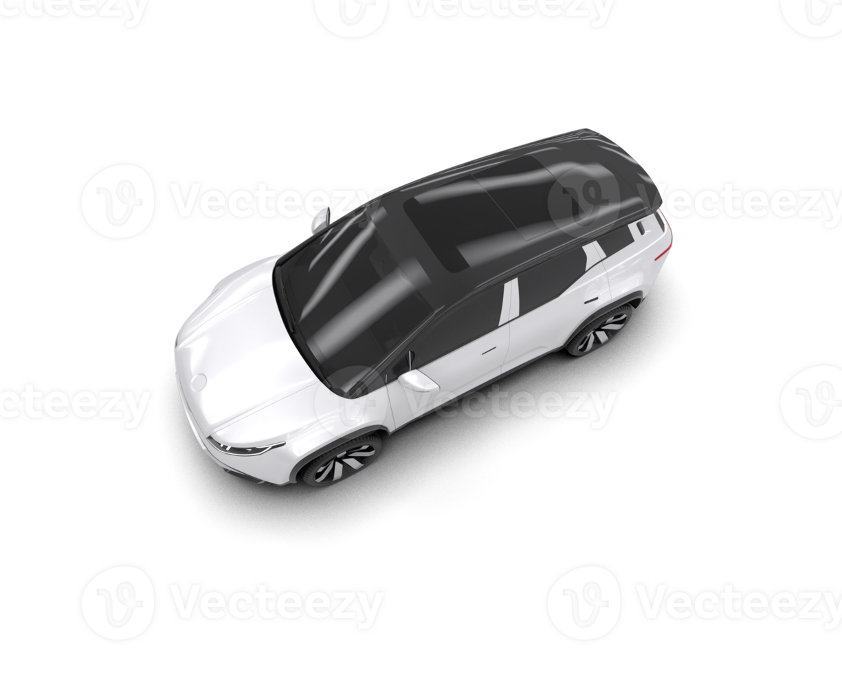 Modern car isolated on background. 3d rendering - illustration png