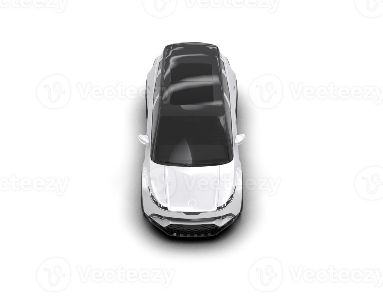 Modern car isolated on background. 3d rendering - illustration png