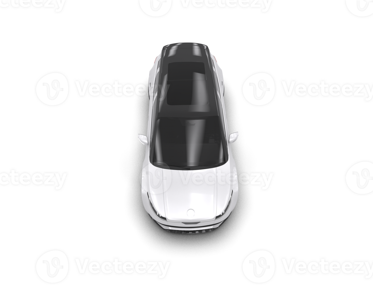 Modern car isolated on background. 3d rendering - illustration png