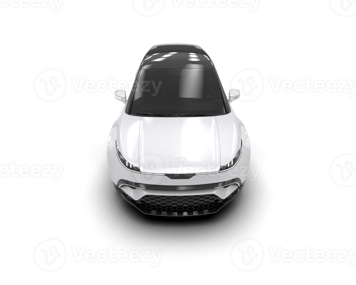 Modern car isolated on background. 3d rendering - illustration png