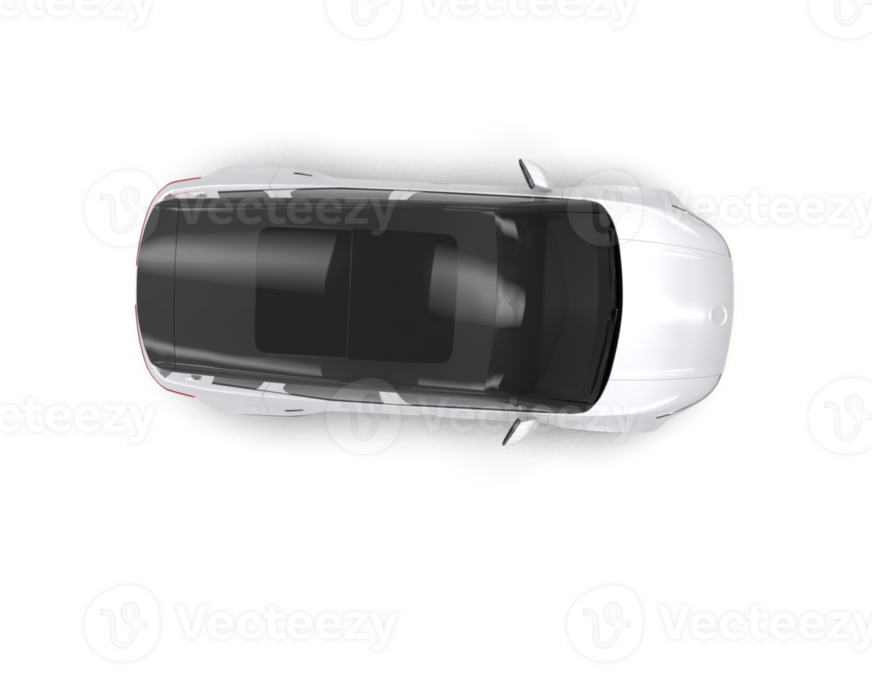 Modern car isolated on background. 3d rendering - illustration png