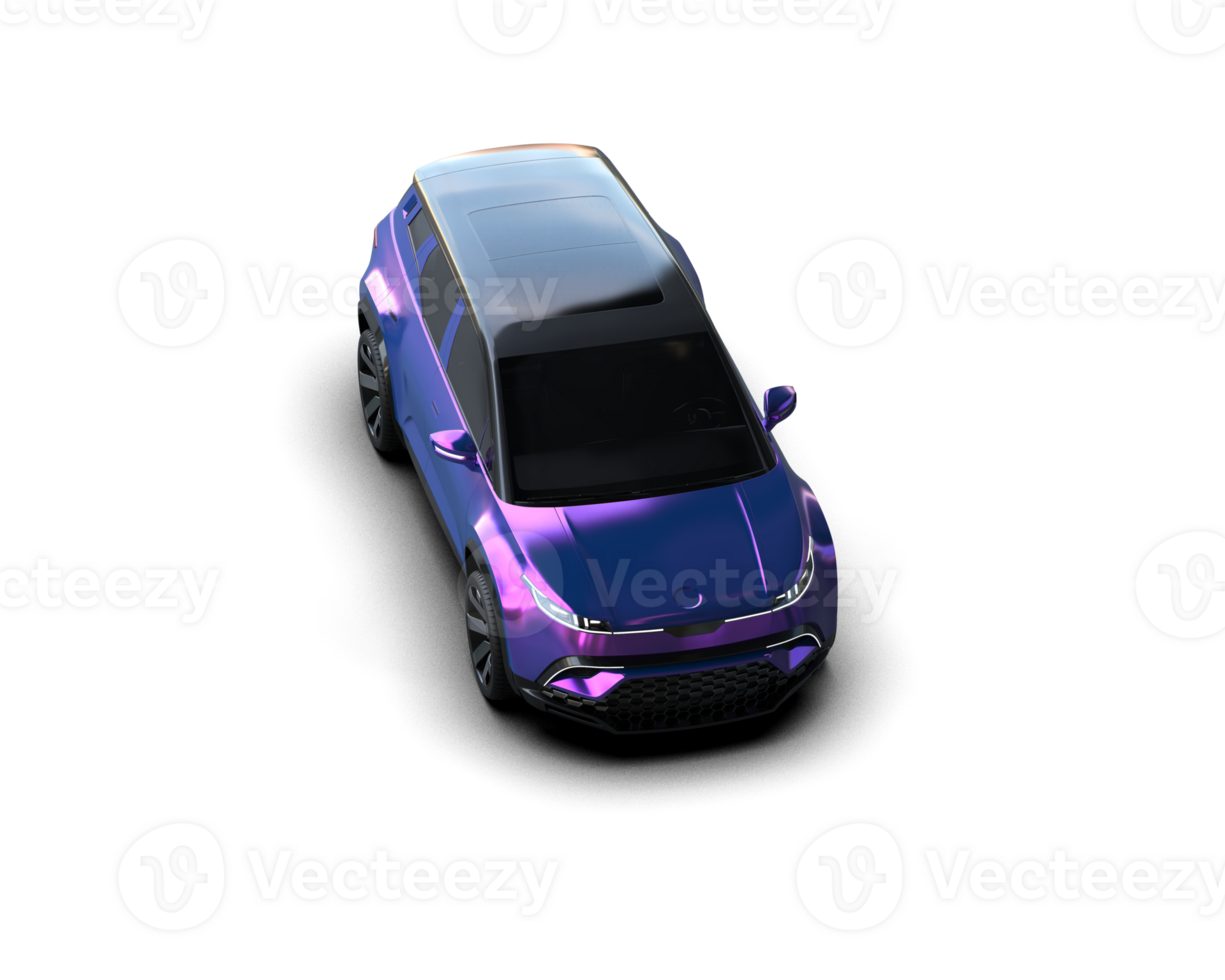 Modern car isolated on background. 3d rendering - illustration png