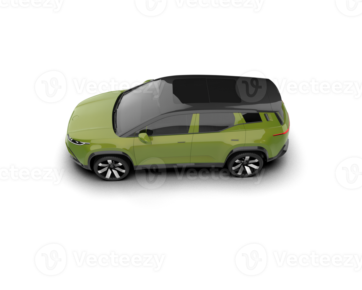Modern car isolated on background. 3d rendering - illustration png