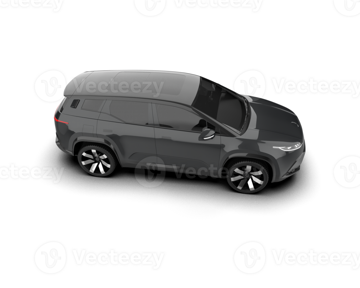 Modern car isolated on background. 3d rendering - illustration png