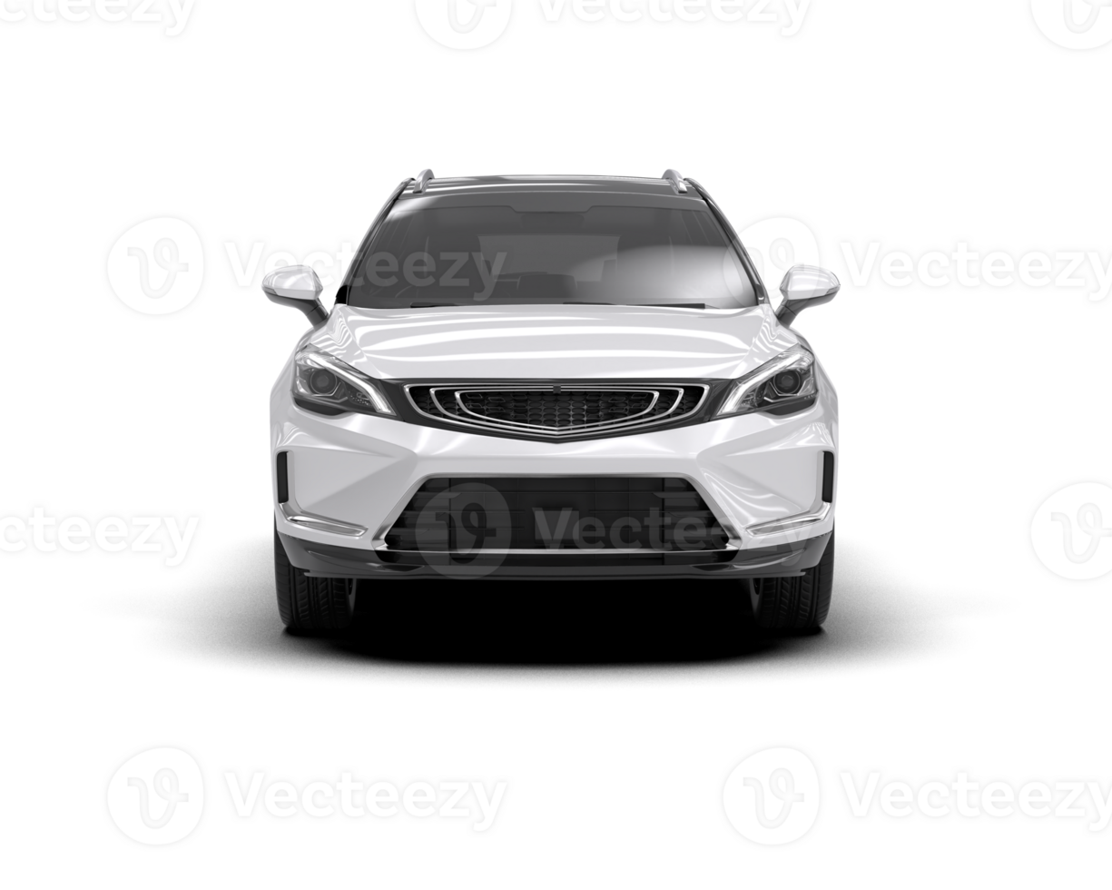Modern car isolated on background. 3d rendering - illustration png