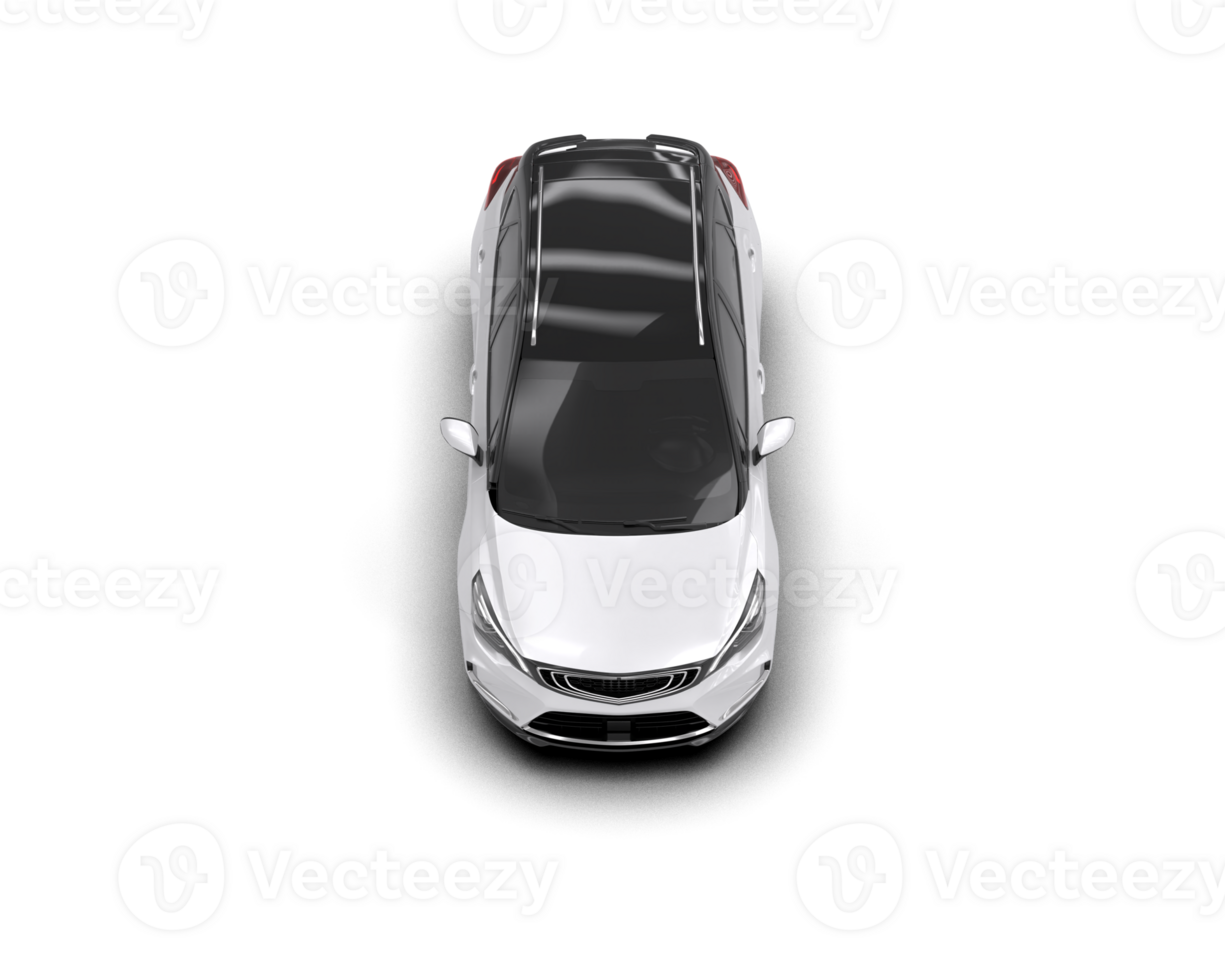 Modern car isolated on background. 3d rendering - illustration png