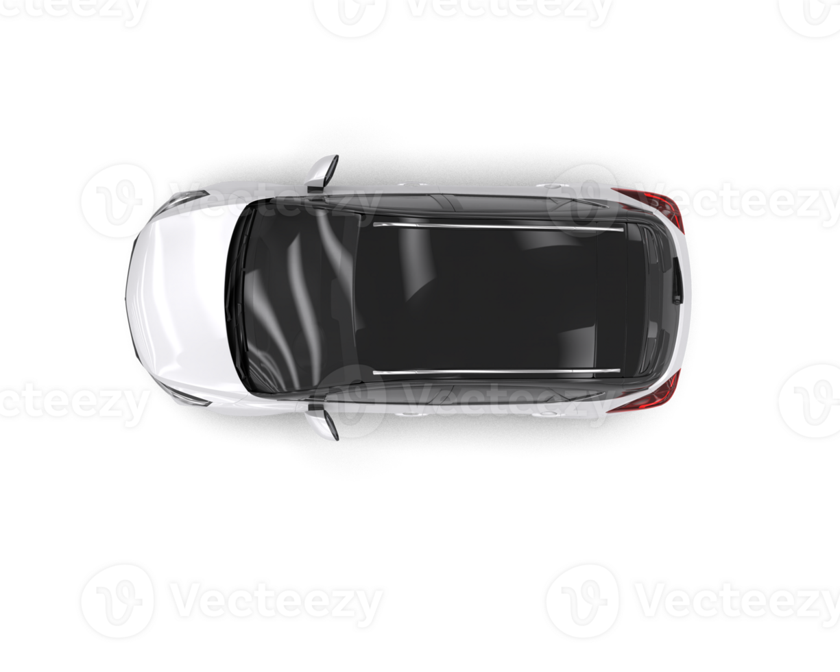 Modern car isolated on background. 3d rendering - illustration png