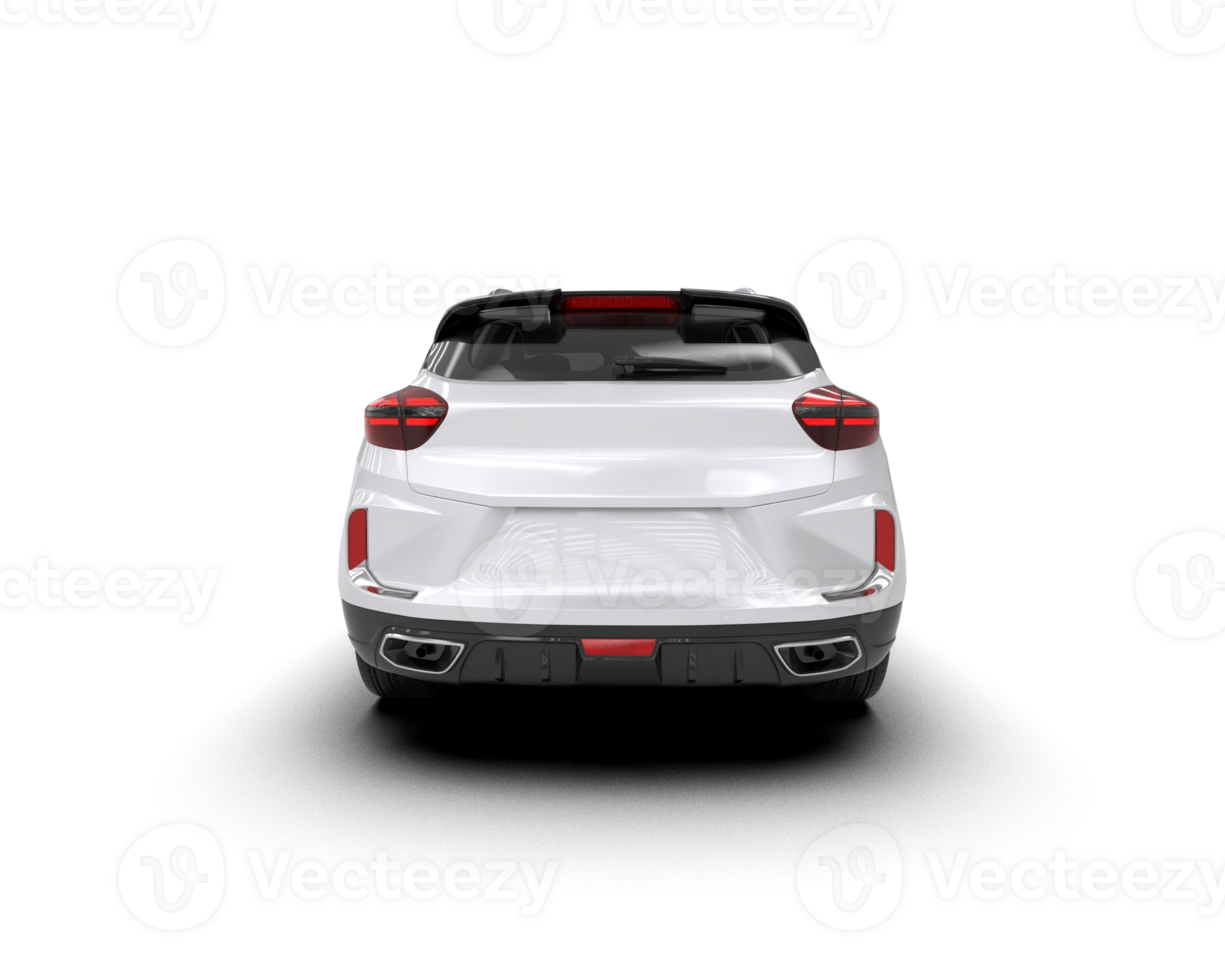 Modern car isolated on background. 3d rendering - illustration png