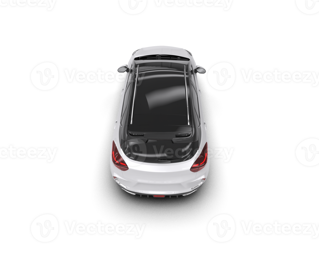 Modern car isolated on background. 3d rendering - illustration png