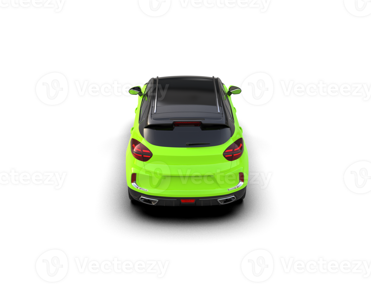 Modern car isolated on background. 3d rendering - illustration png