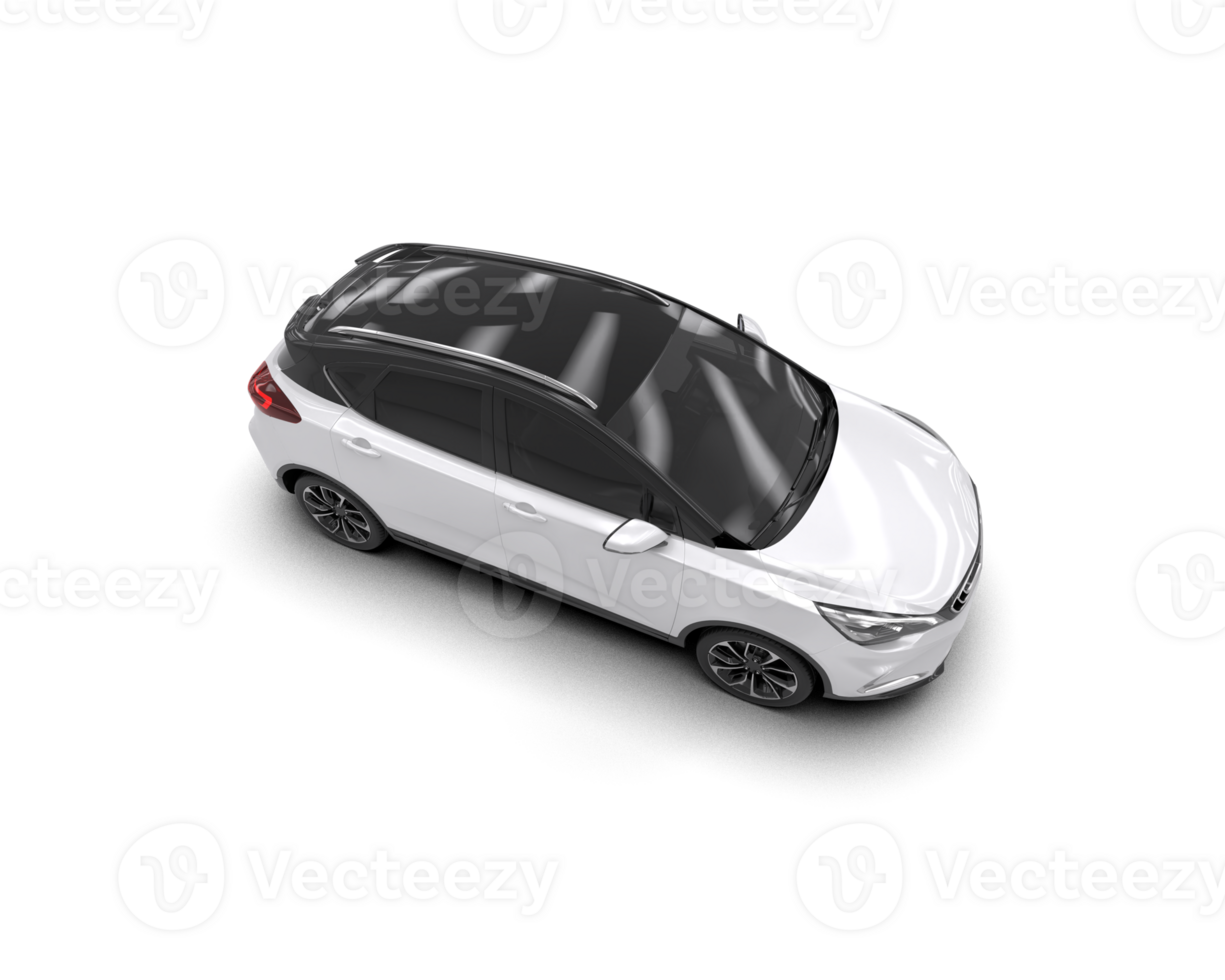Modern car isolated on background. 3d rendering - illustration png