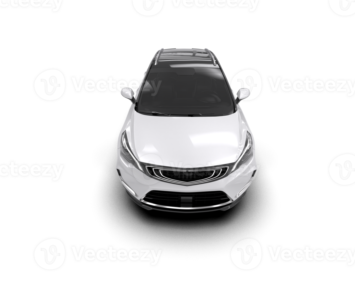 Modern car isolated on background. 3d rendering - illustration png