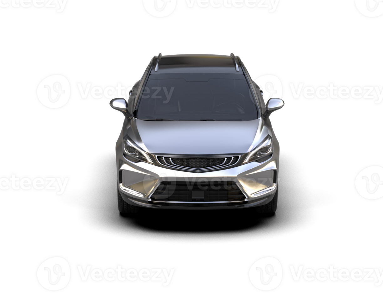 Modern car isolated on background. 3d rendering - illustration png