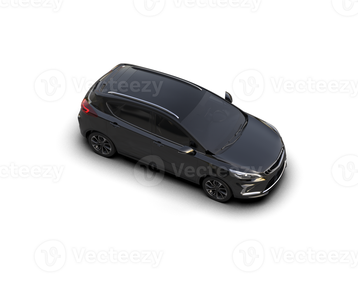 Modern car isolated on background. 3d rendering - illustration png