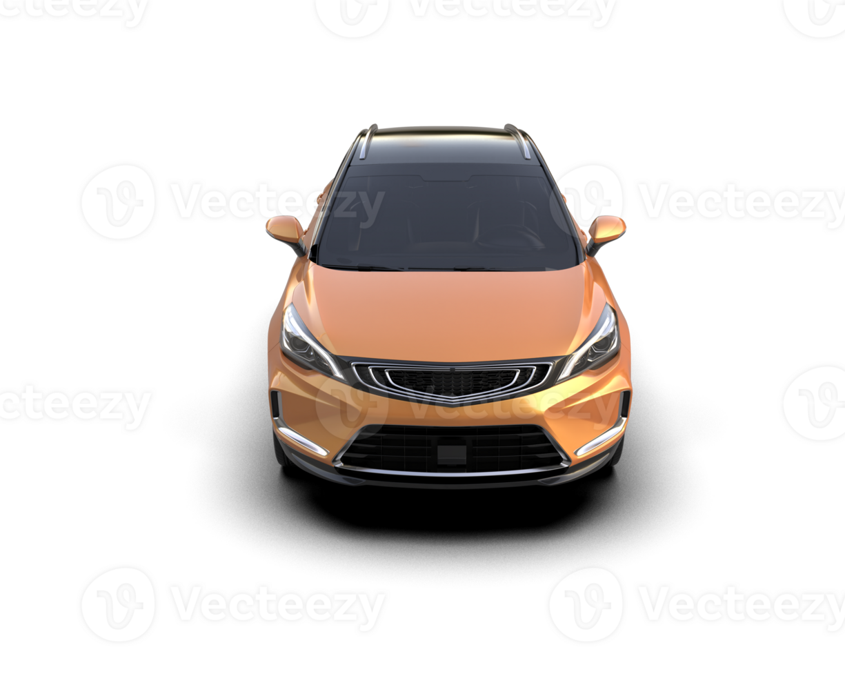 Modern car isolated on background. 3d rendering - illustration png