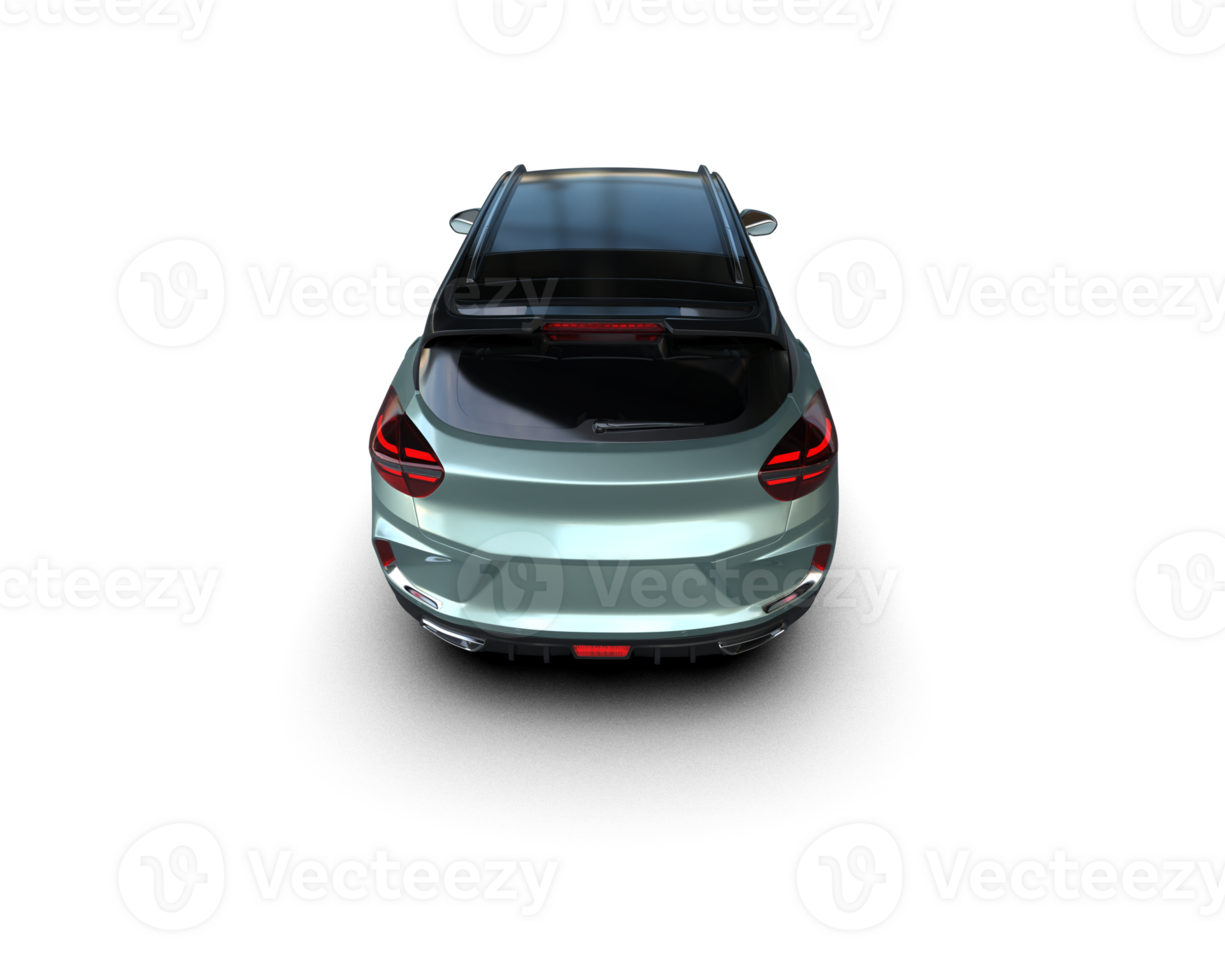 Modern car isolated on background. 3d rendering - illustration png