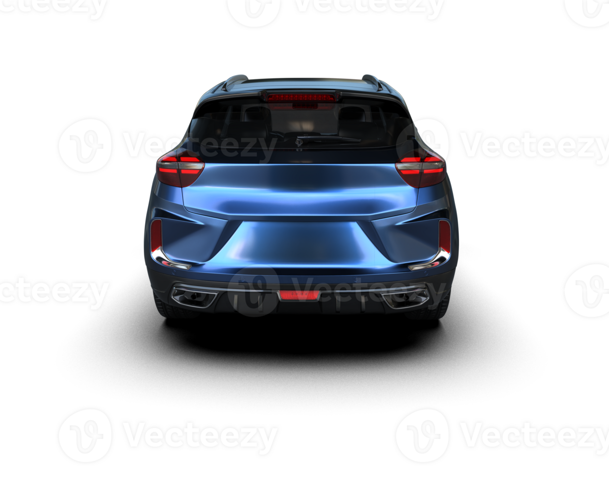 Modern car isolated on background. 3d rendering - illustration png