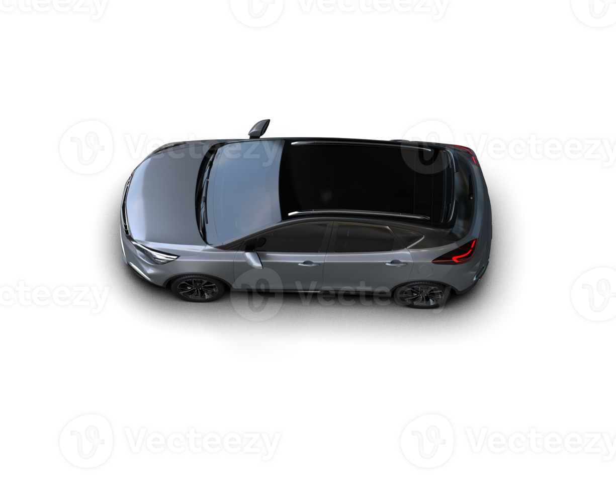 Modern car isolated on background. 3d rendering - illustration png