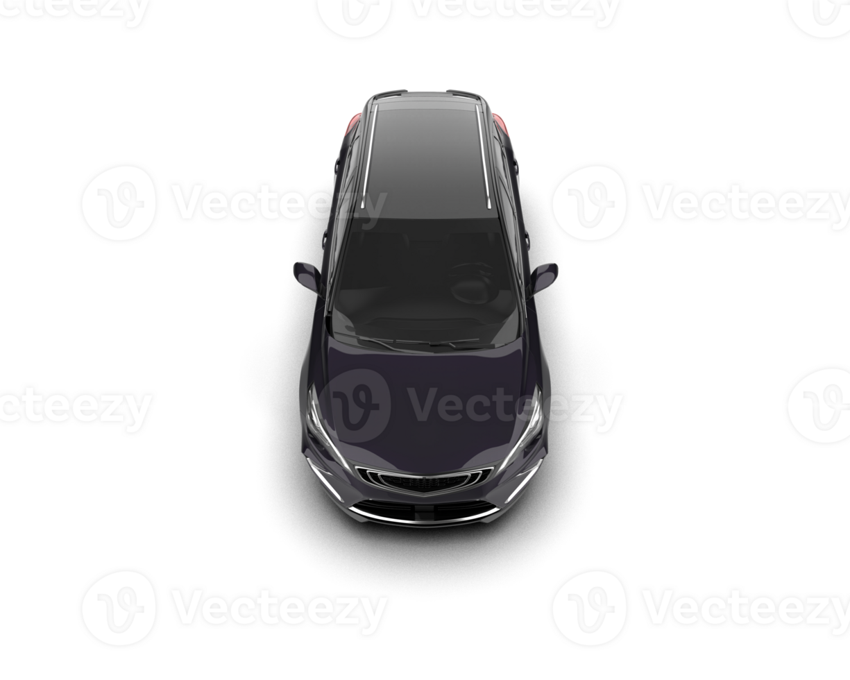 Modern car isolated on background. 3d rendering - illustration png
