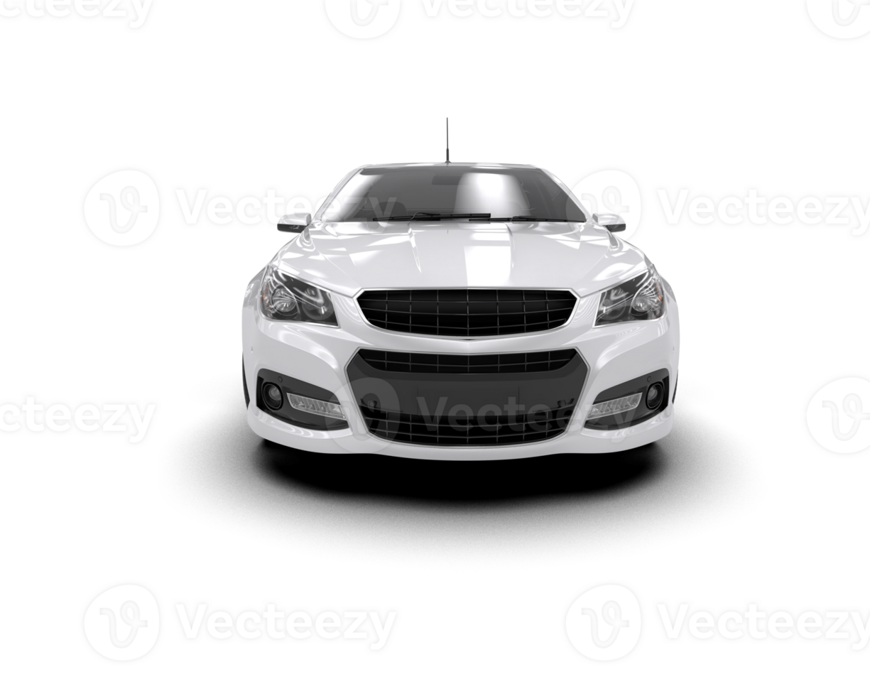 Modern car isolated on background. 3d rendering - illustration png