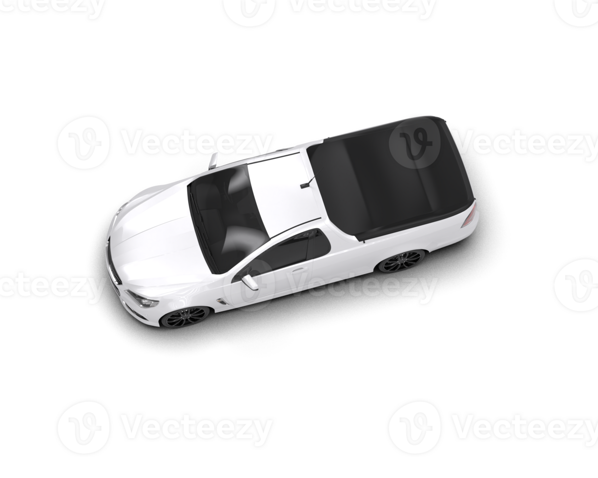 Modern car isolated on background. 3d rendering - illustration png