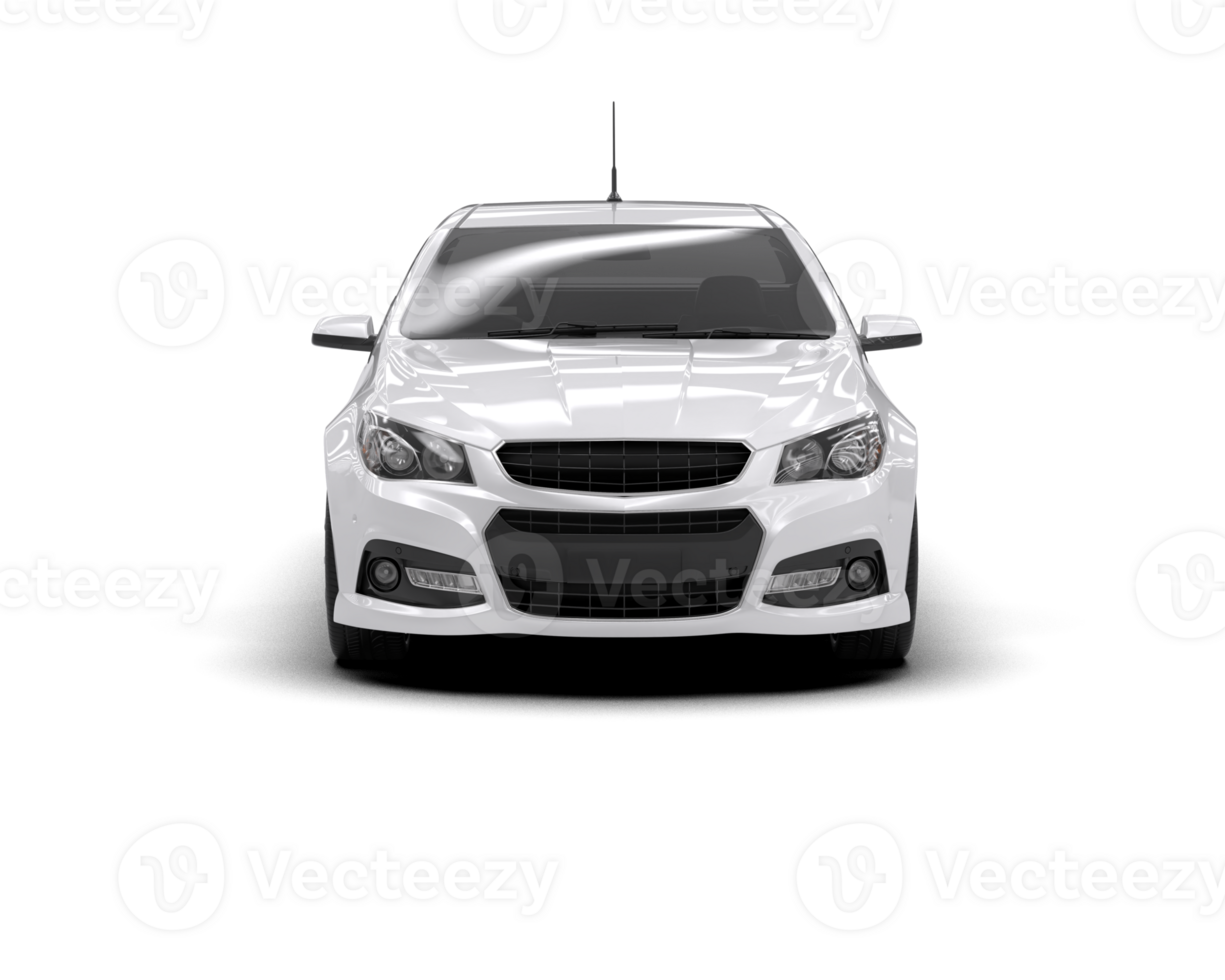 Modern car isolated on background. 3d rendering - illustration png