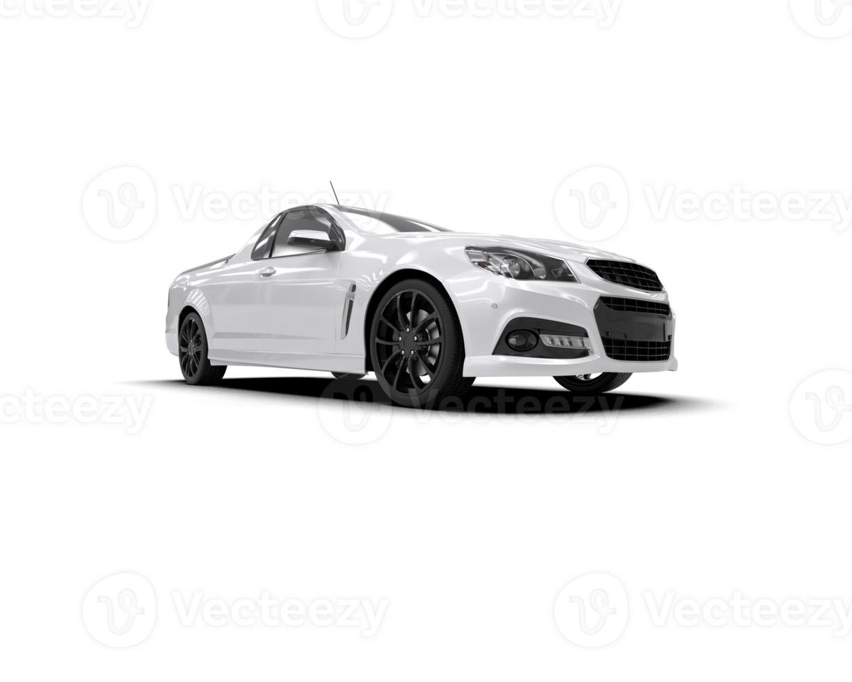 Modern car isolated on background. 3d rendering - illustration png